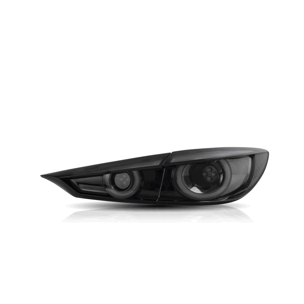 Full LED Tail Lights for Mazda 3 Axela Sedan 2014-2018 (Sequential Turn Signals w/ Dynamic Welcome Lighting)