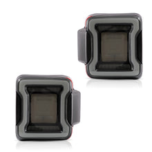 Cargar imagen en el visor de la galería, Tail Lights for Jeep Wrangler 2018-UP with Dynamic Animation and Dual Reverse Lights ( Not Fit JK) Smoked Lens