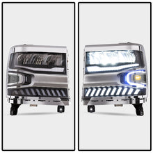 Carica l'immagine nel visualizzatore di Gallery, Vland Carlamp Full LED Headlights With Halo Light For Chevrolet Silverado 1500 2016-2018