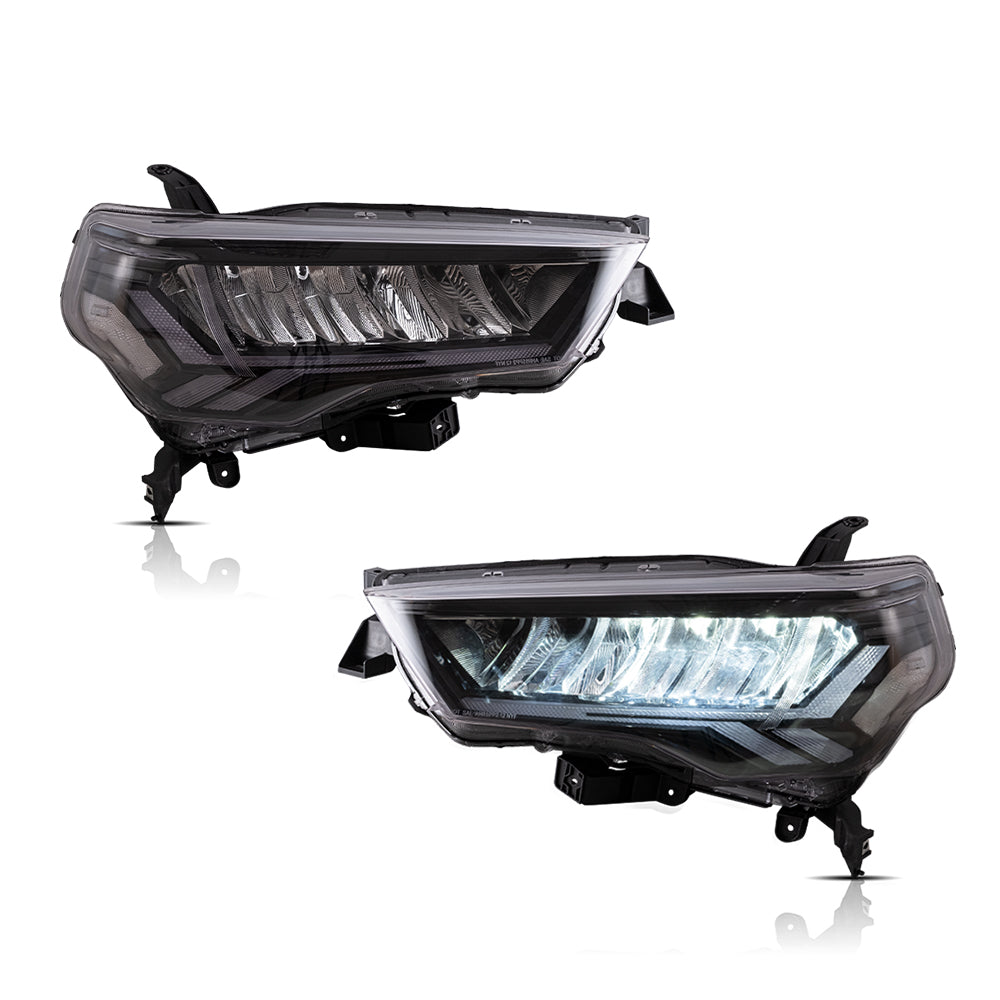VLAND LED Reflective bowl Headlights For 2014-2024 Toyota 4Runner
