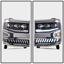 Charger l'image dans la galerie, Vland Carlamp Full LED Projector Headlights For Chevrolet Silverado 1500 2016-2018 With LED lens dual beam