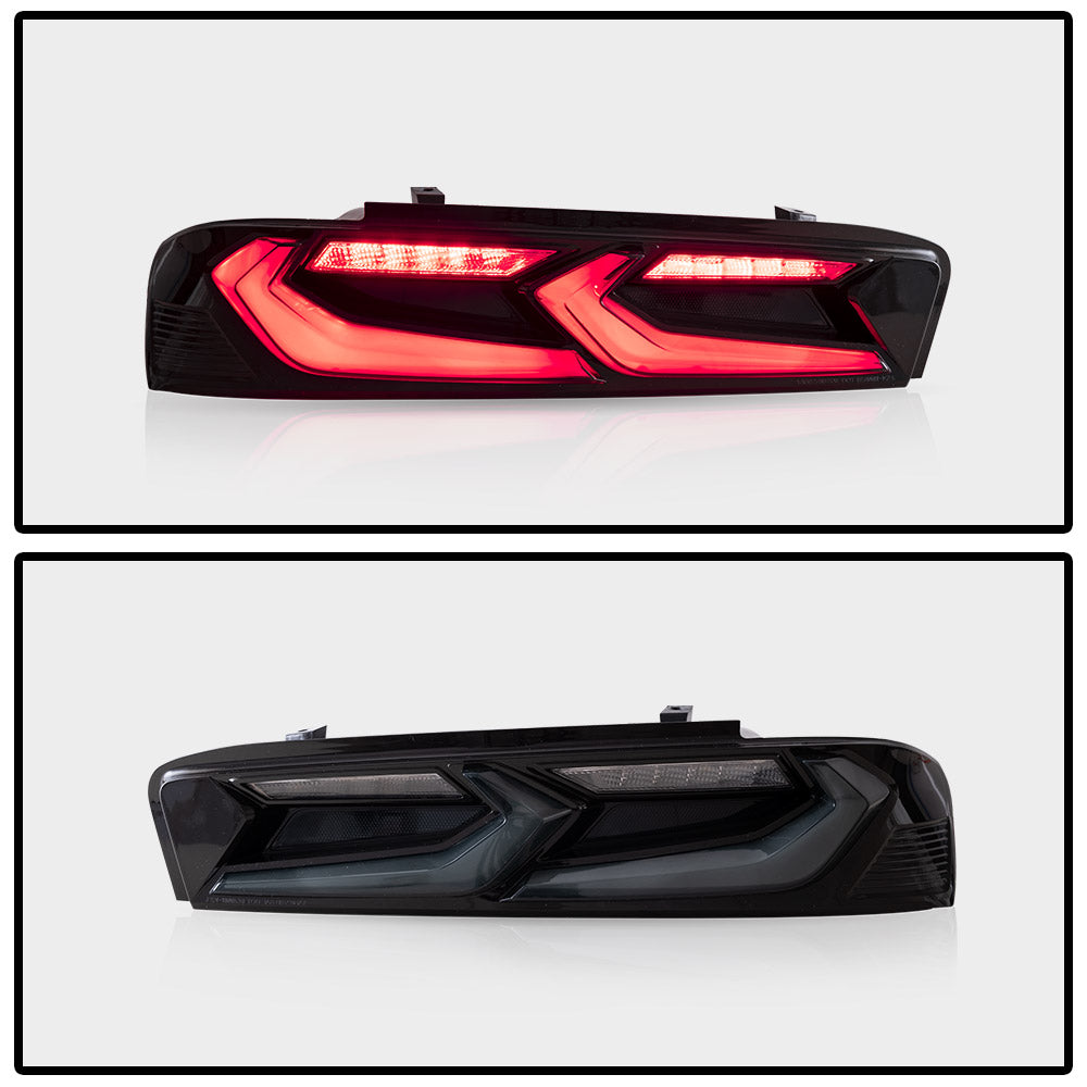 2016-2018 Chevrolet Chevy Camaro Tail Lights With amber turn signal