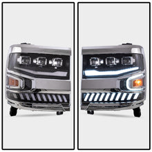 Charger l'image dans la galerie, Vland Carlamp Full LED Projector Headlights For Chevrolet Silverado 1500 2016-2018 With LED lens dual beam