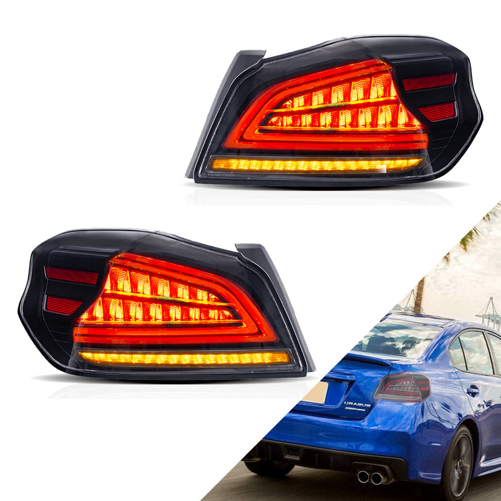 Vland Carlamp Full LED Subaru Wrx Tail Lights 2015-2021 ABS, PMMA