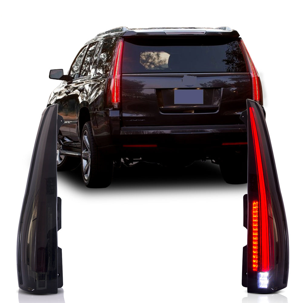 Vland Carlamp LED Tail Lights For 2007-2014 GMC Yukon & Chevy Tahoe/Suburban