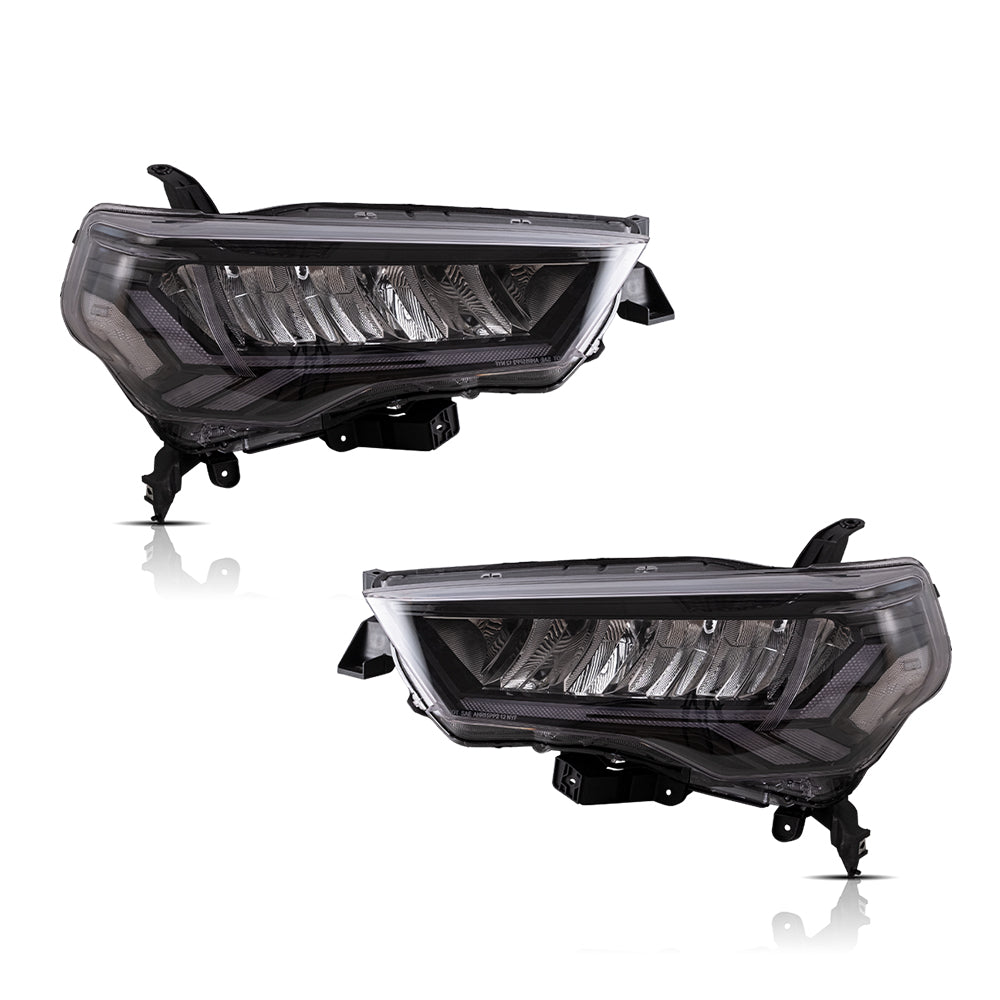 VLAND LED Reflective bowl Headlights For 2014-2024 Toyota 4Runner