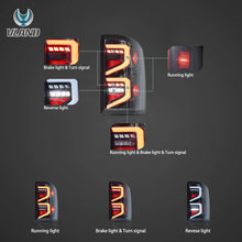 Cargar imagen en el visor de la galería, 07-13 Chevrolet Silverado 1500 2500HD 3500HD 07-14 Sierra (Denali) 3500HD Dually Vland LED Tail Lights With Dynamic Welcome Lighting Clear