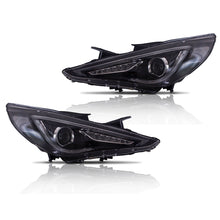 Charger l'image dans la galerie, Vland Carlamp Dual Beam Sequential Headlights For Hyundai Sonata 2011-2014  Q5 (Bulbs Not Included)