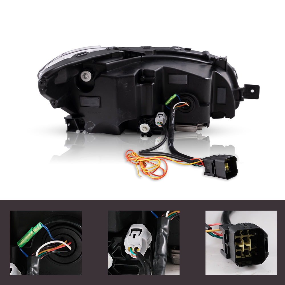 Reflektory LED Vland Carlamp pasujące do Subaru WRX 2015-2021