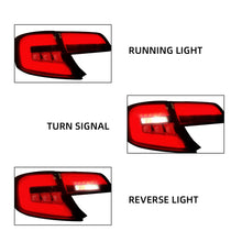 Carica l'immagine nel visualizzatore di Gallery, Vland Carlamp Tail Lights For Toyota Camry 2012-2014 Smoked Lens