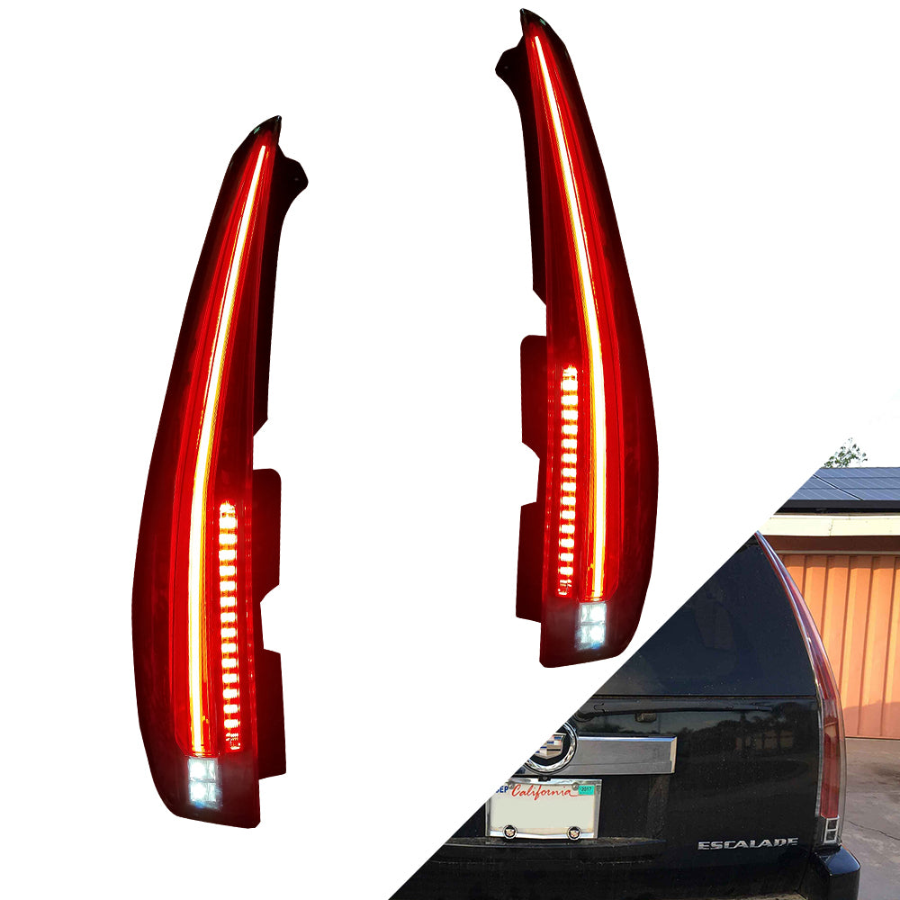 LED Tail Lights For 2007-2014 Cadillac Escalade