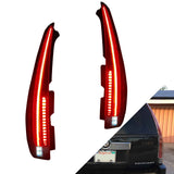 Lampy tylne LED Vland Carlamp do Cadillac Escalade z lat 2007-2014 z przezroczystym kloszem
