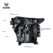 Carregar imagem no visualizador da galeria, 21-23 Ford F150 14th Gen Vland LED Reflection Bowl HeadLights Chrome