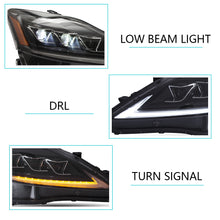 Carregar imagem no visualizador da galeria, 2006-2014 Lexus IS250 IS350 IS F VLAND Headlights + LED Tail Lights Set Kits