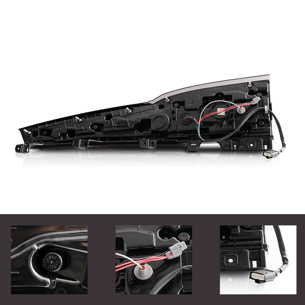 Vland Carlamp Tail Light for 2015-2020 GMC Yukon/Denali/XL Smoked