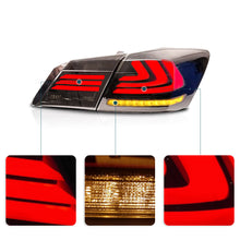Charger l'image dans la galerie, VLAND Full LED Sequential Tail Lights For Honda Accord 2013-2015 ABS PMMA GLASS Material