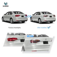 Carica l'immagine nel visualizzatore di Gallery, 15-18 Volkswagen Jetta 6th Gen (A6) Vland II LED Tail Lights With Dynamic Welcome Lighting