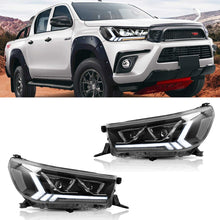 Carregar imagem no visualizador da galeria,  Toyota Hilux Vigo Revo LED Headlights 2015-2019 ABS, PMMA, GLASS Material