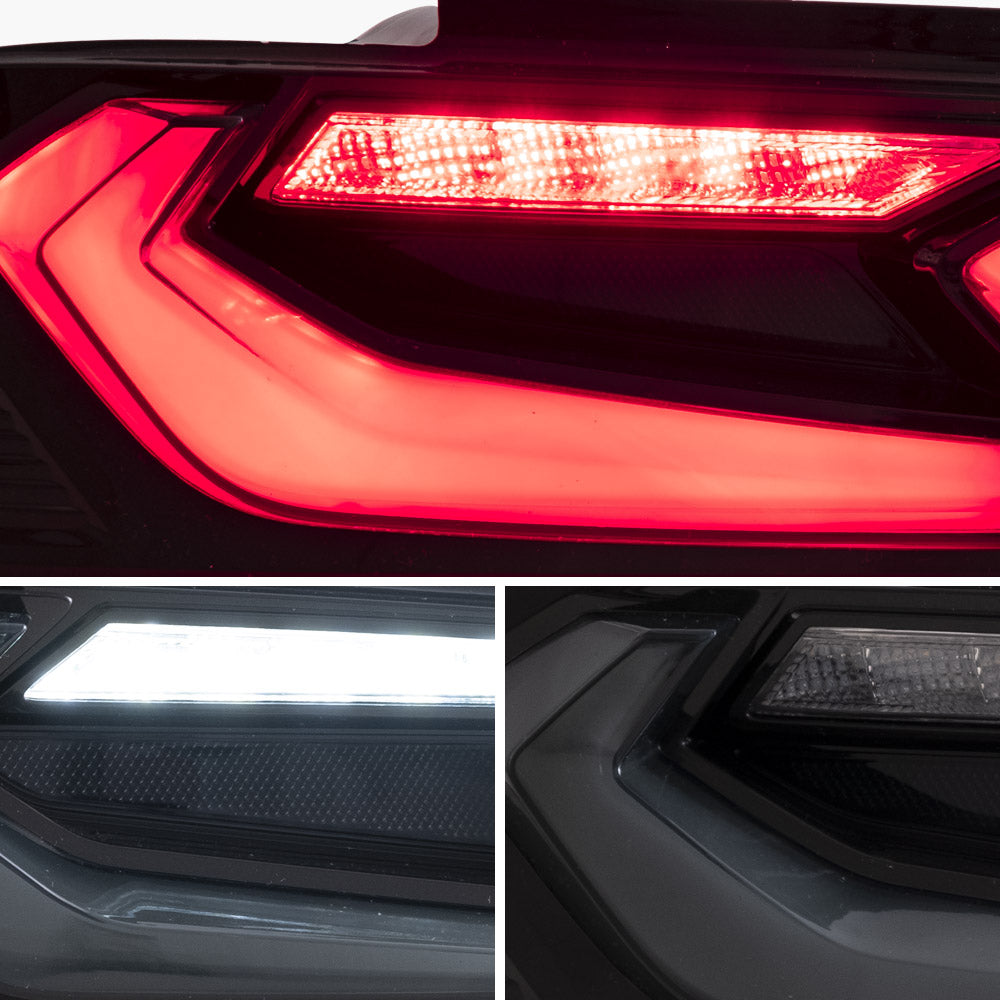 2016-2018 Chevrolet Chevy Camaro Tail Lights With amber turn signal