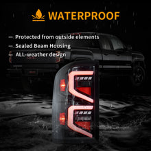 Charger l'image dans la galerie, 14-18 GMC Sierra 1500 2500HD 3500HD Vland LED Tail Lights With Dynamic Welcome Lighting Clear