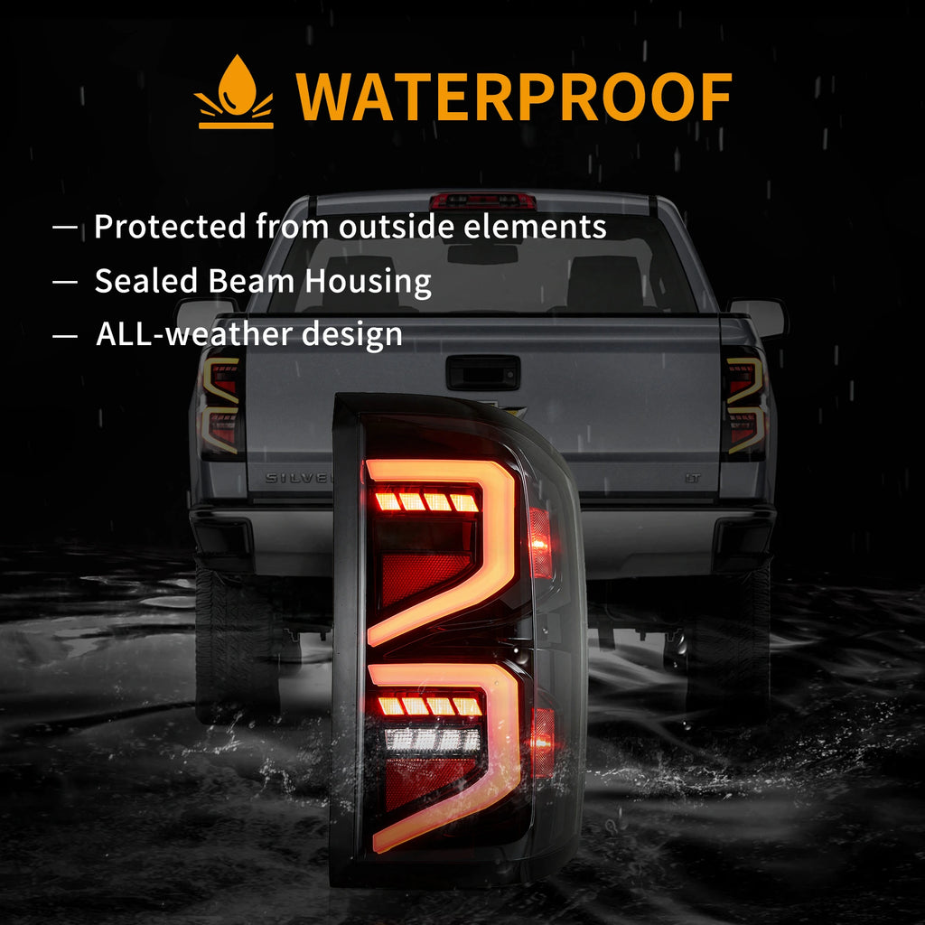 14-18 Chevrolet Silverado Vland Światła tylne LED z dynamicznym oświetleniem powitalnym