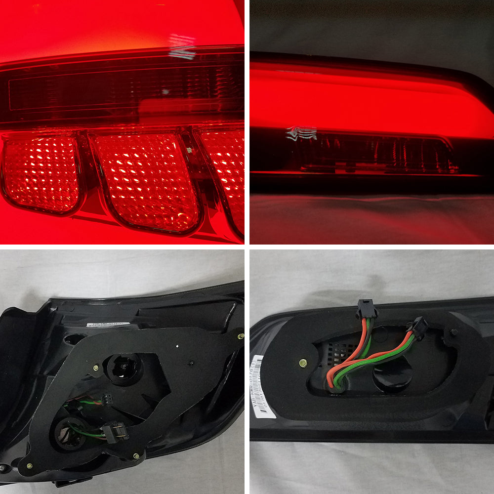 Vland Carlamp Tail Lights For Toyota Camry 2012-2014 Smoked Lens