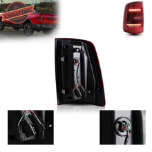 Carica l'immagine nel visualizzatore di Gallery, Full LED Tail Lights for Dodge Ram 1500 2009-2018 (Red Sequential Turn Signals)