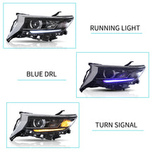 Charger l'image dans la galerie, Vland Carlamp LED Projector Headlights for Toyota Land Crusier Prado 2016-2021 | Vland