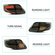 Charger l'image dans la galerie, Vland Carlamp Tail Lights For Toyota Corolla 2008-2011 ABS, PMMA, GLASS Material(Fit for American Models)