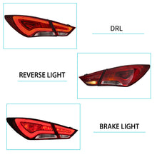 Charger l'image dans la galerie, Vland Carlamp Full LED Tail Lights For Hyundai Sonata 6th Gen Sedan 2011-2014 ABS, PMMA, GLASS Material