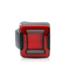 Cargar imagen en el visor de la galería, Vland Carlamp Tail Lights for Jeep Wrangler 2018-2021 with Dynamic Animation and Dual Reverse Lights ( Not Fit JK)  Smoked Lens