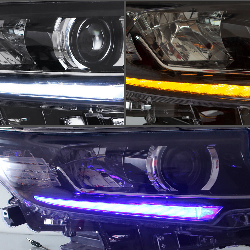 Vland Carlamp LED Projector Headlights for Toyota Land Crusier Prado 2016-2021 | Vland