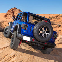 Cargar imagen en el visor de la galería, Tail Lights for Jeep Wrangler 2018-UP with Dynamic Animation and Dual Reverse Lights ( Not Fit JK) Smoked Lens