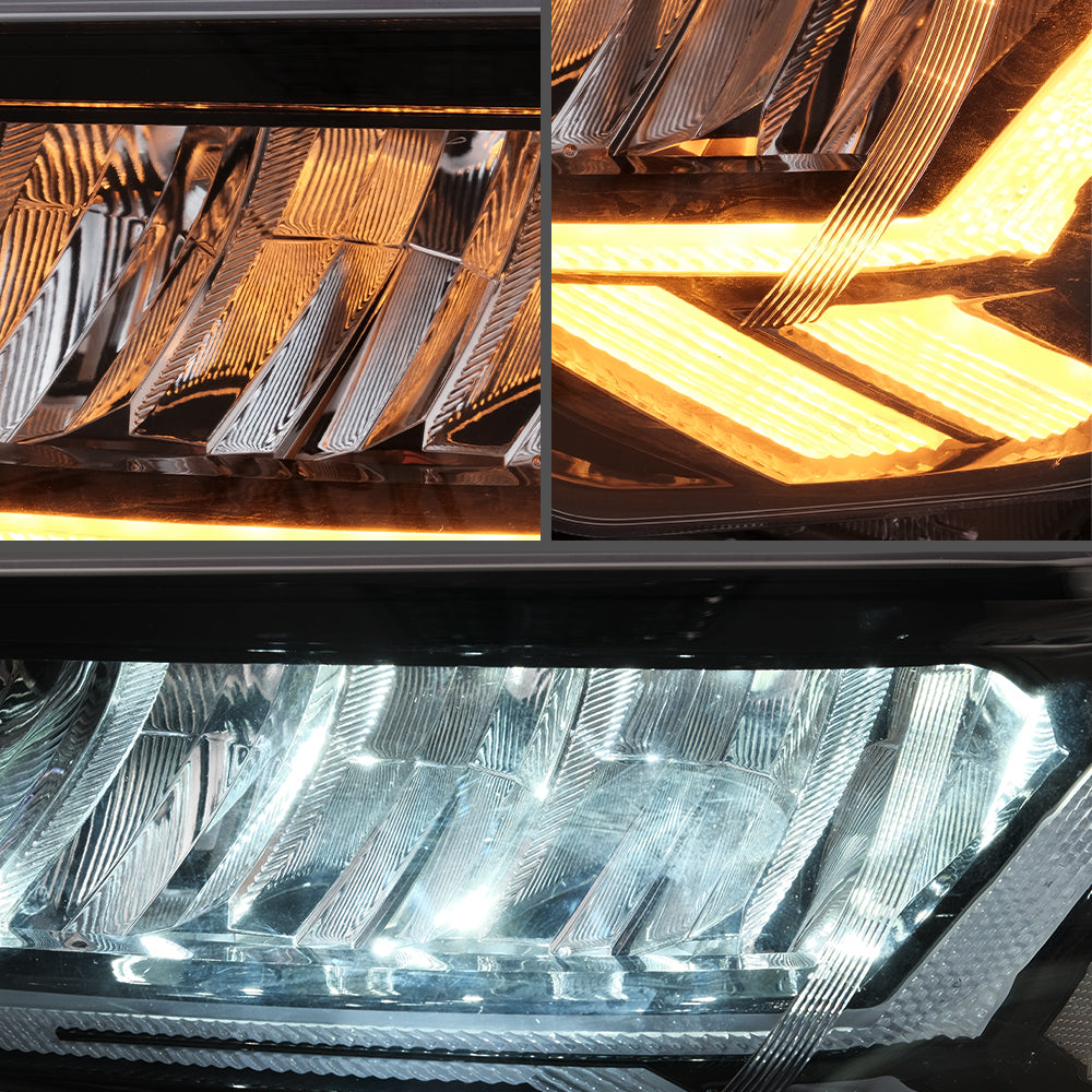 VLAND LED Reflective bowl Headlights For 2014-2024 Toyota 4Runner