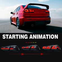 Charger l'image dans la galerie, 08-17 Mitsubishi Lancer & EVO X Vland III LED Tail Lights With Dynamic Welcome Lighting
