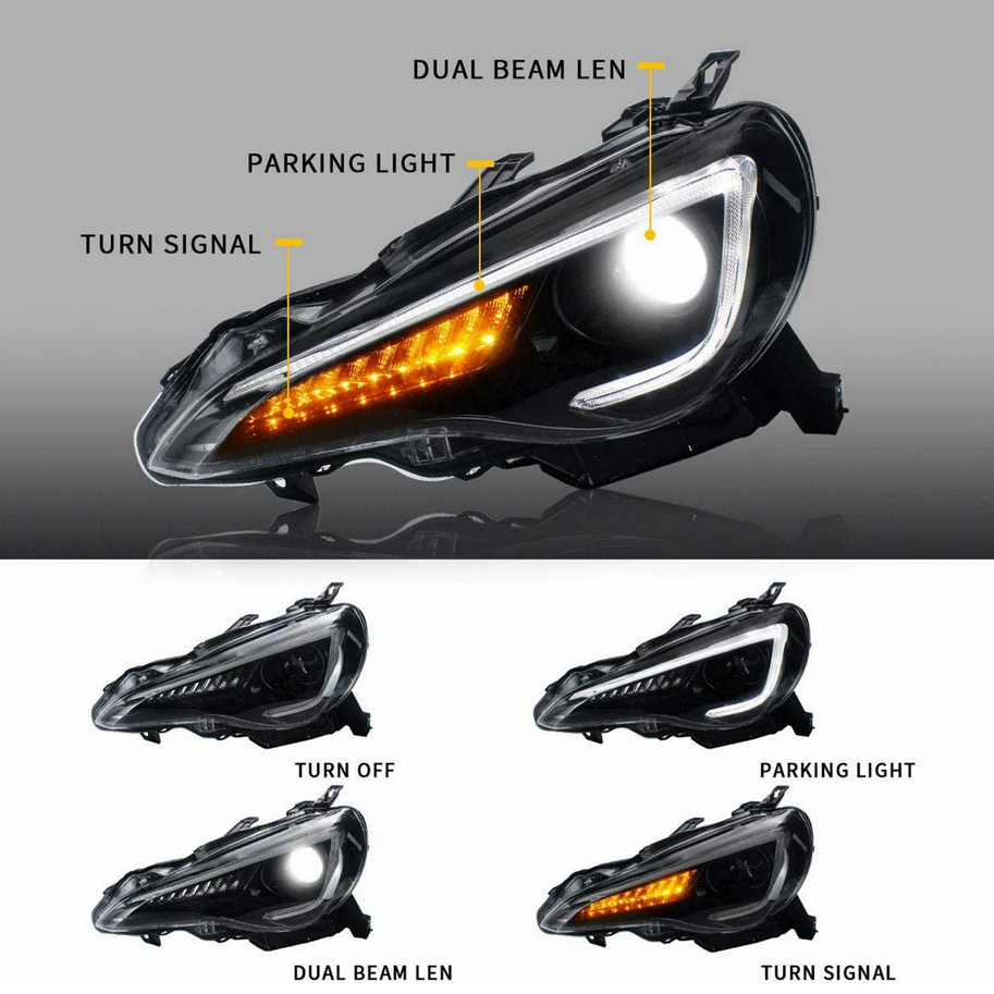 2012-2021 Vland frs/brz/86 Headlights & Tail Lights