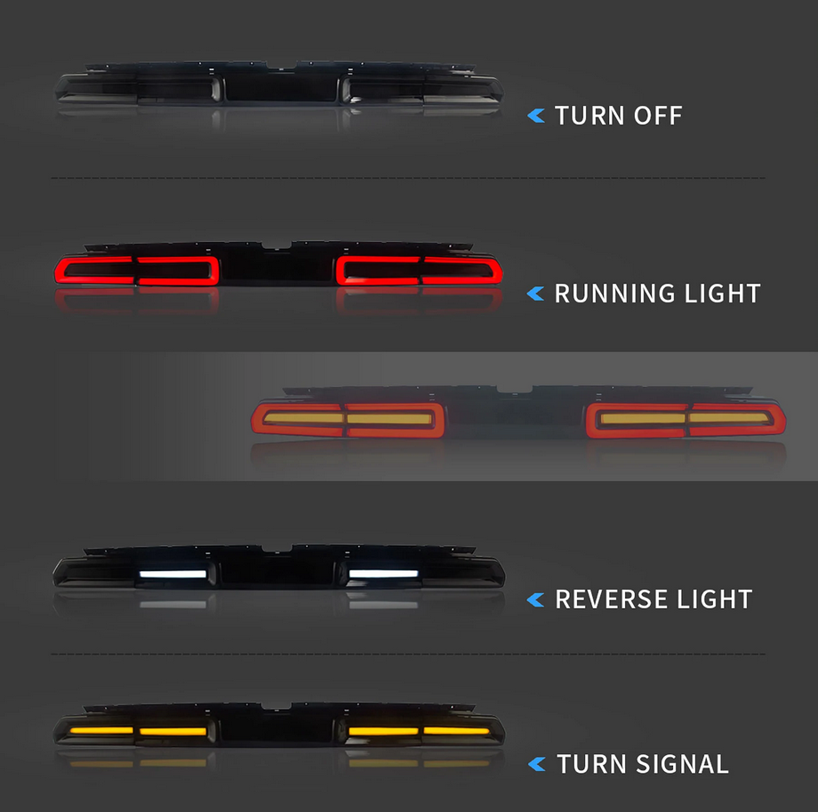 Headlights And Tail Lights For Dodge Challenger 2008-2014
