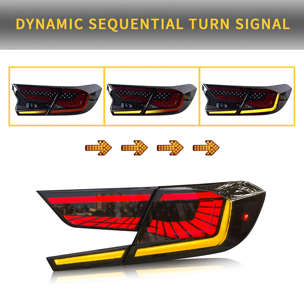 Vland Carlamp LED-Rückleuchten für Honda Accord 10. Generation 2018–2021