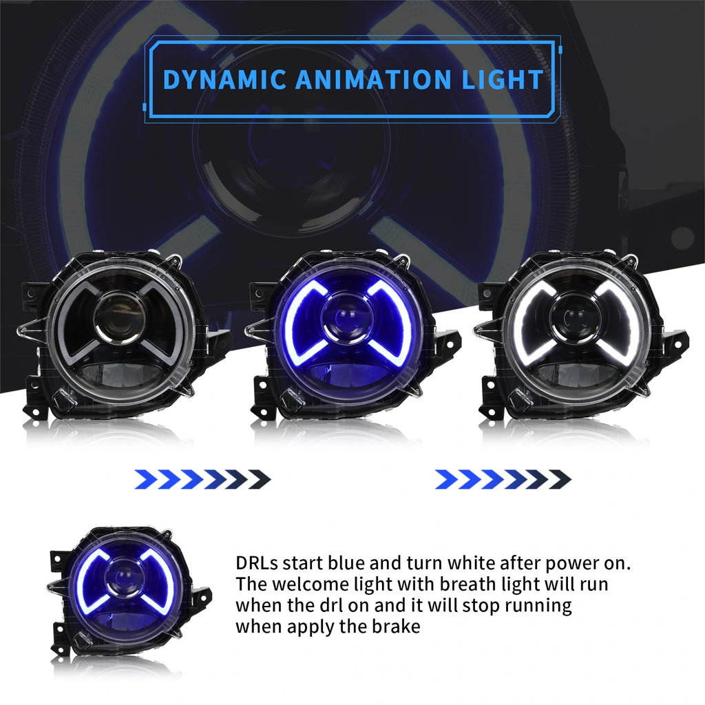 VLAND Carlamp LED Projektorowe Reflektory Do Suzuki Jimny 2019-2023