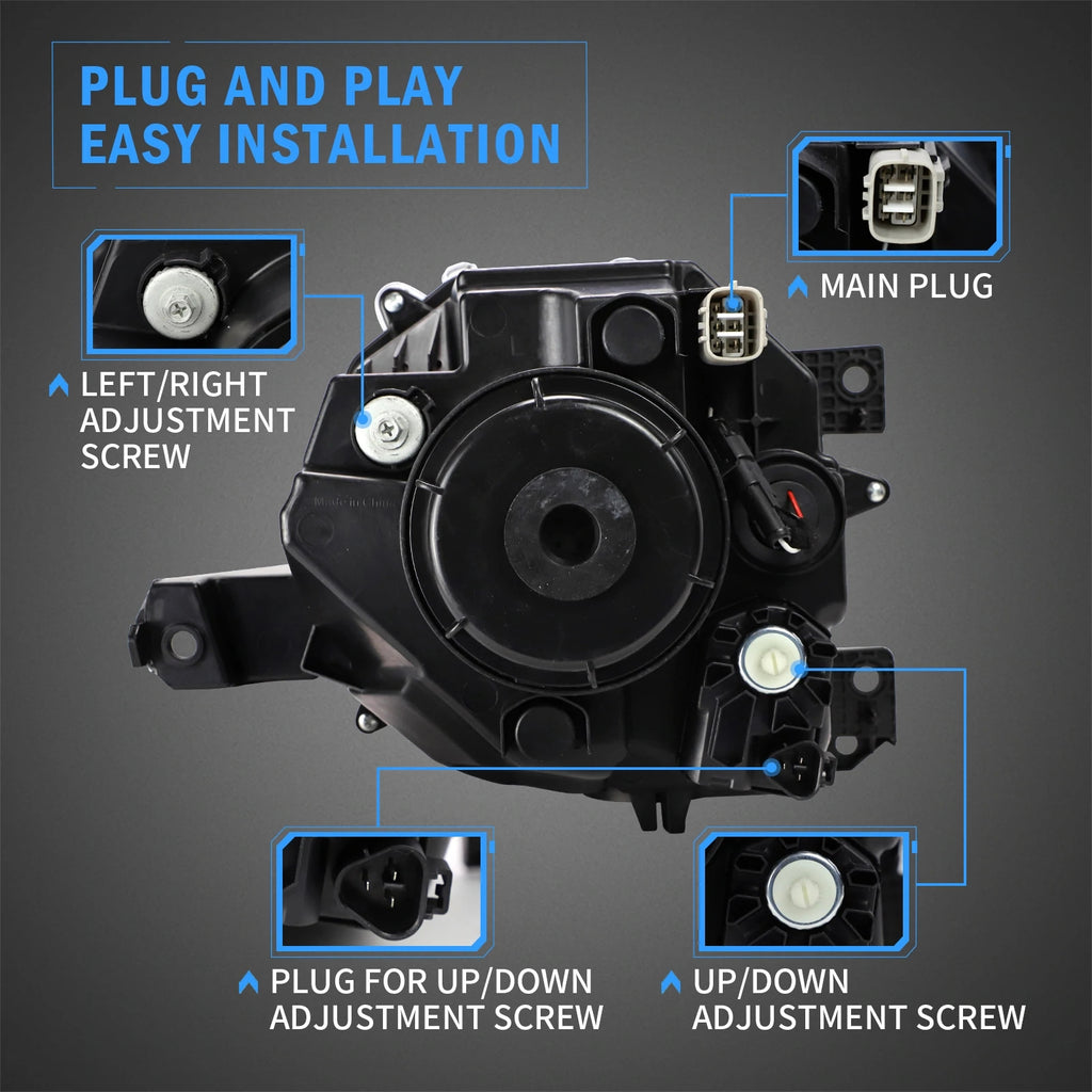 VLAND Carlamp LED Projektorowe Reflektory Do Suzuki Jimny 2019-2023