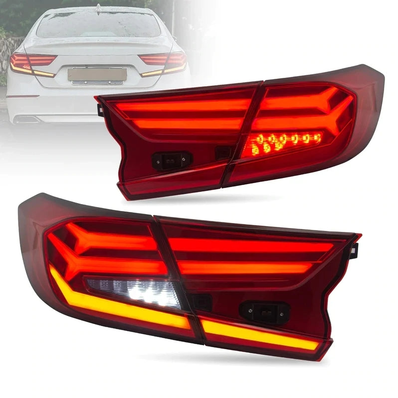 Vland Carlamp Voll-LED-Rückleuchten für Honda Accord 10. Generation 2018–2021