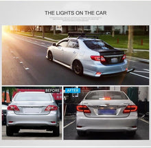 Charger l'image dans la galerie, VLAND for Toyota Corolla Tail Lights 2011 2012 2013 (Not fit American models)