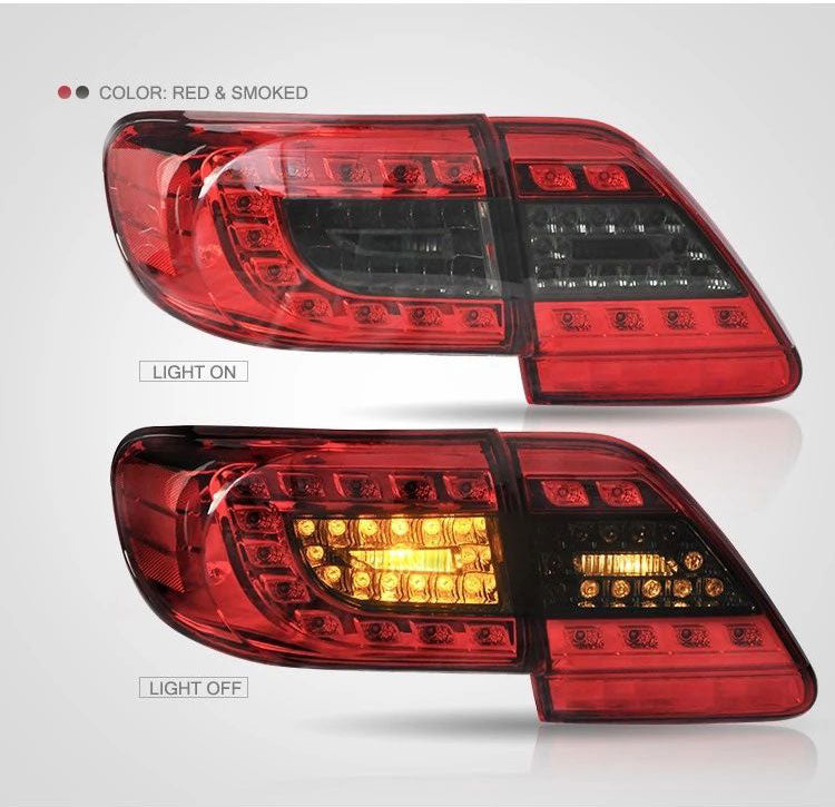 VLAND for Toyota Corolla Tail Lights 2011 2012 2013 (Not fit American models)