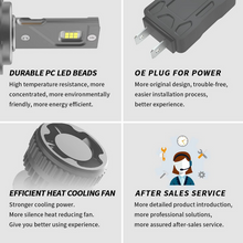 Carica l'immagine nel visualizzatore di Gallery, Vland 2PCs D2S/H7/9005 LED Headlight Bulbs 6000K Super Bright