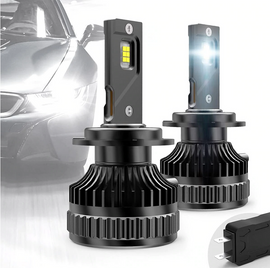 Vland 2PCs D2S/H7/9005 LED Headlight Bulbs 6000K Super Bright