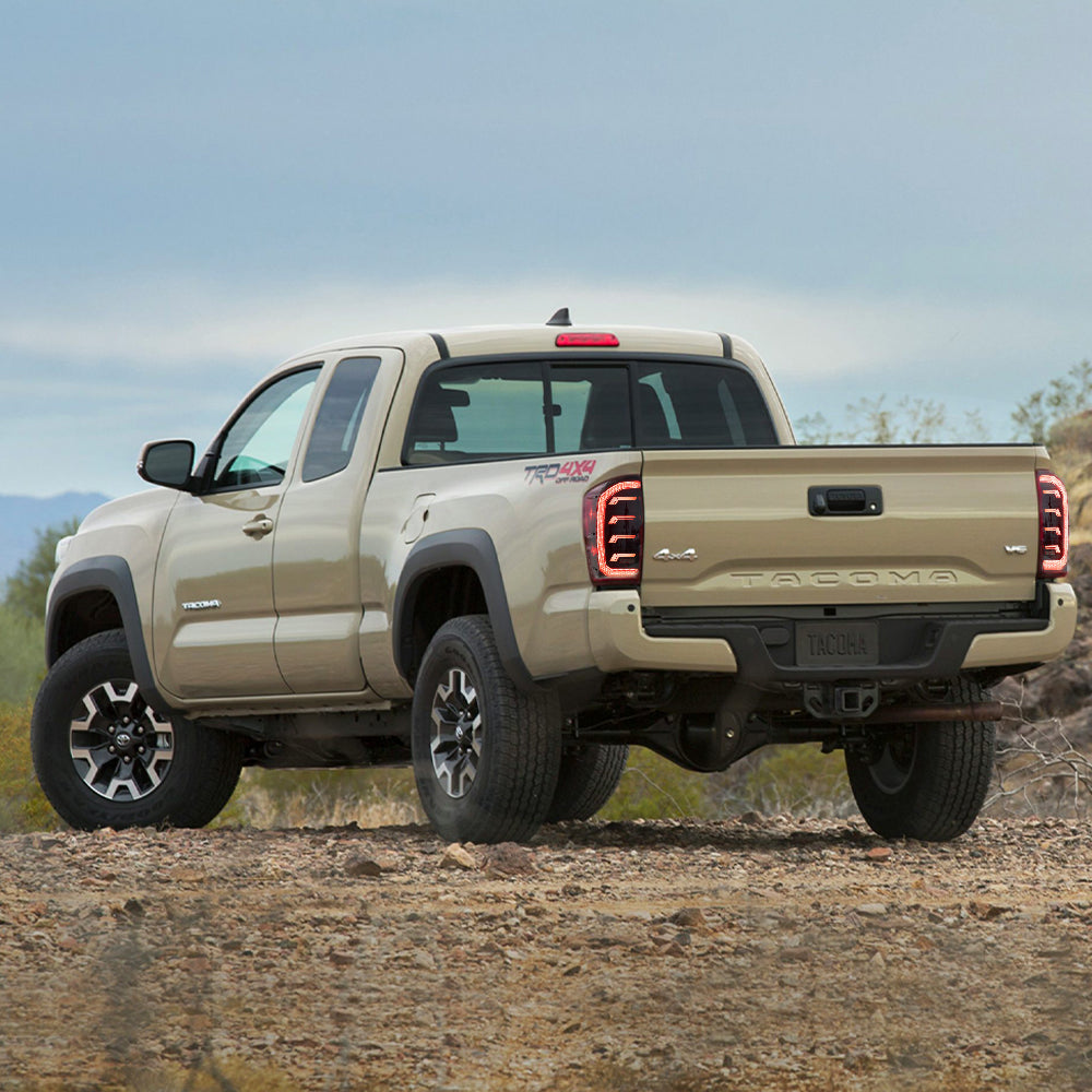 LED Smoked Taillights For 2016-2021 Toyota Tacoma