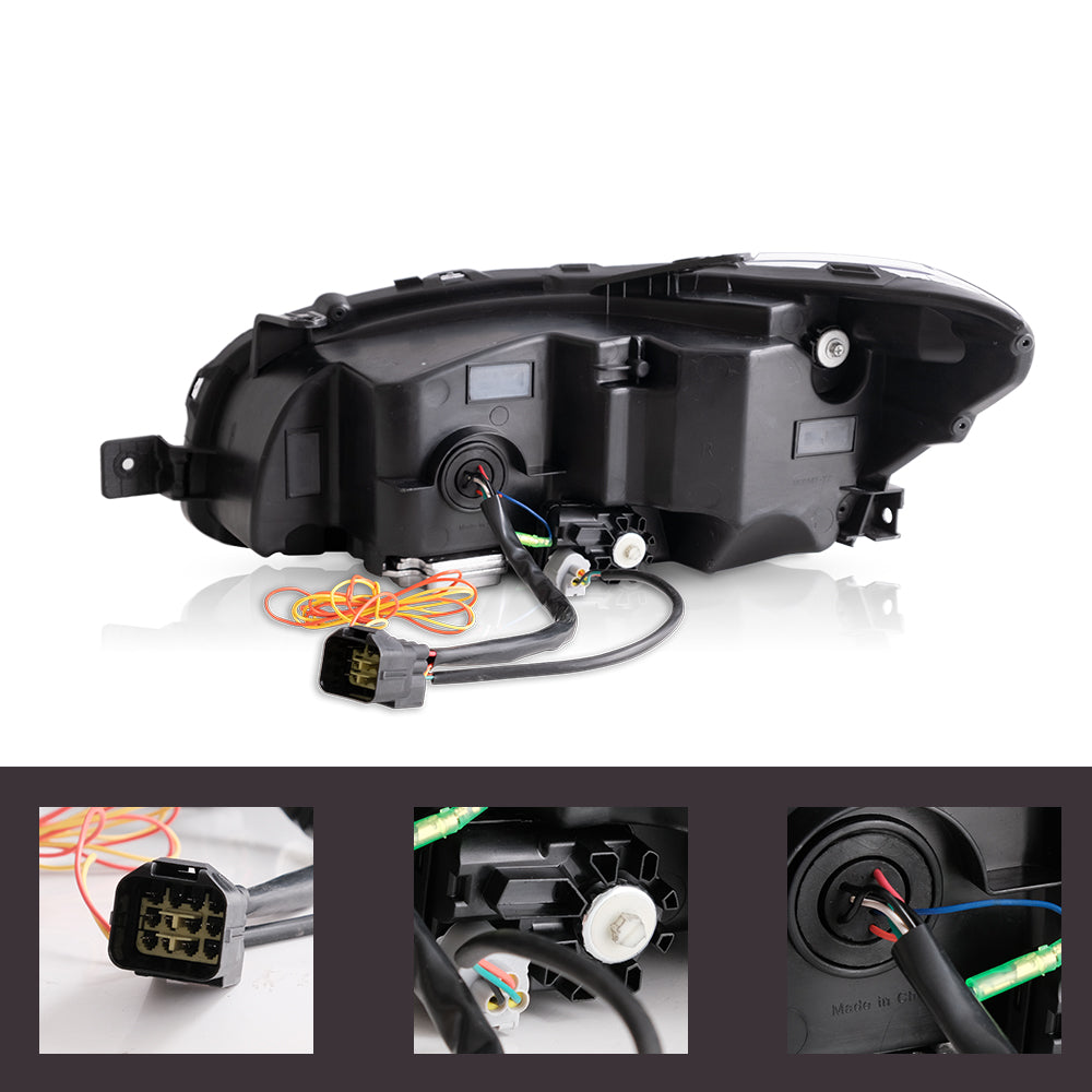 Vland LED Projector Headlights Fit For Subaru WRX 2015-2021