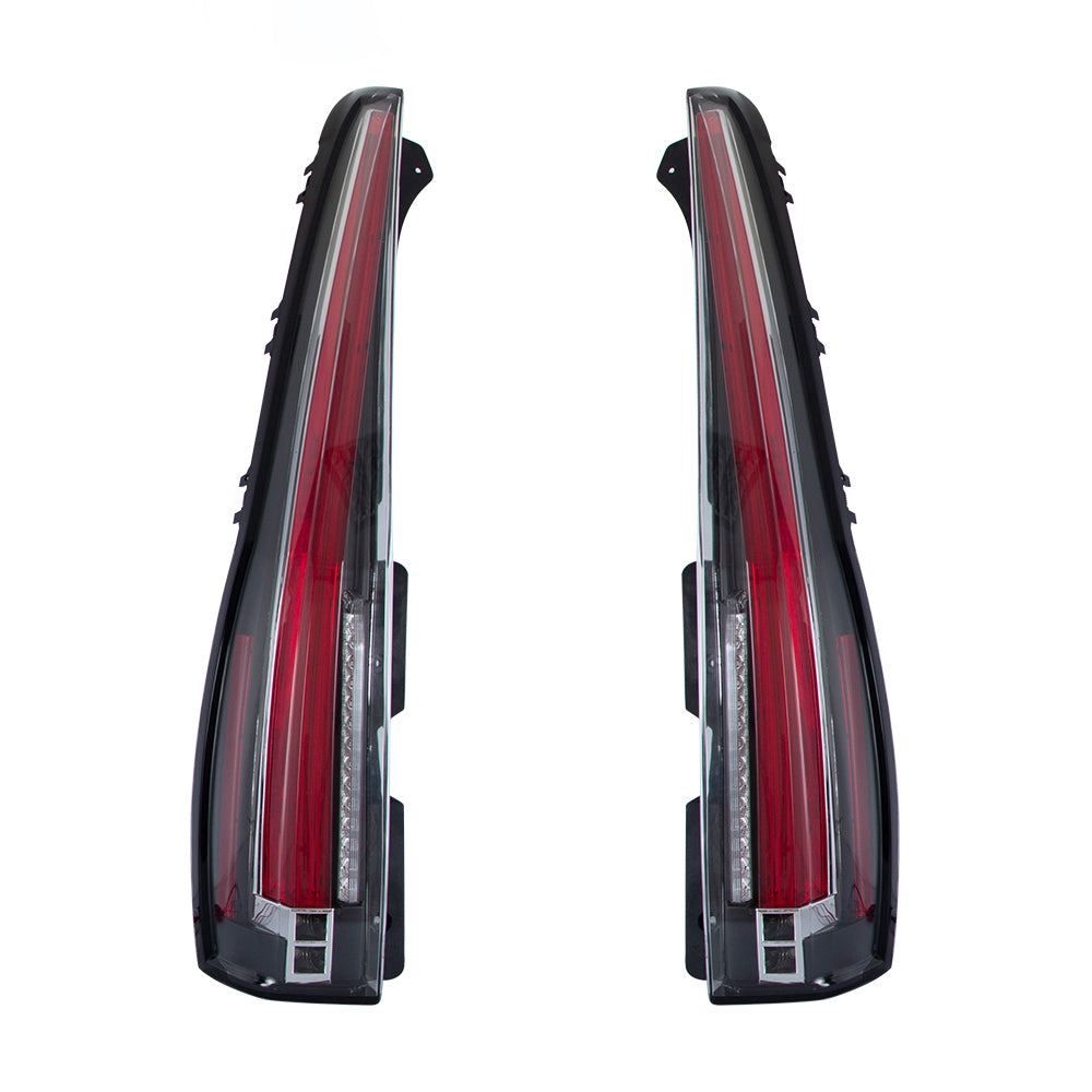 Vland Carlamp LED Tail Lights For 2007-2014 GMC Yukon & Chevy Tahoe/Suburban