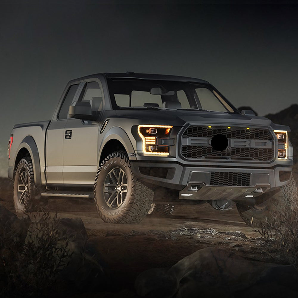 2015-2017 Ford F150 Headlights LED Fit For Ford Raptor 2016-2021