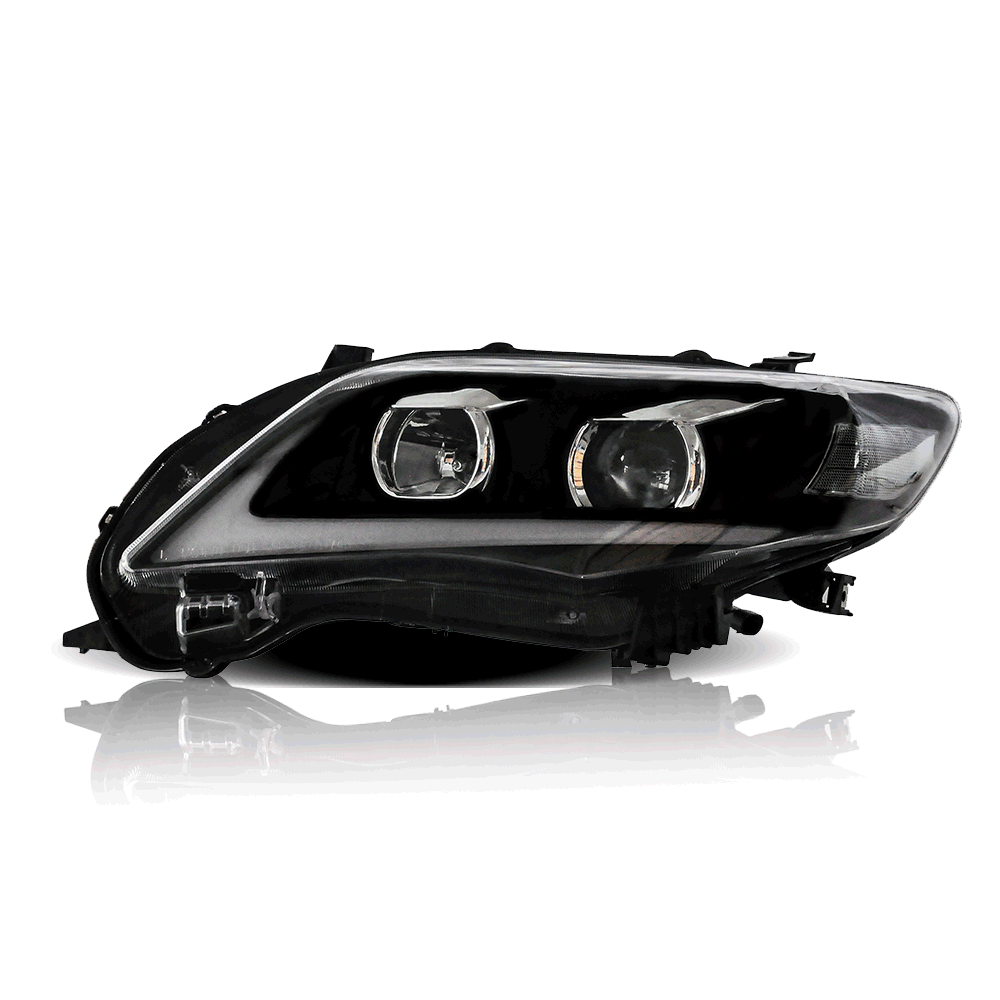 Vland Carlamp LED Headlights For Toyota Corolla 2011 2012 2013 (Bulbs